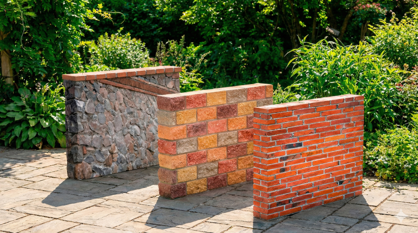 muro de ladrilo block y mamposteria pequeÑo